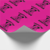 Trust Me I’m a Dogtor Geschenkpapier (Ecke)