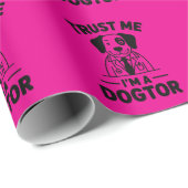 Trust Me I’m a Dogtor Geschenkpapier (Rolleneckpunkt)
