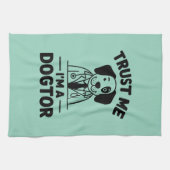Trust Me I’m a Dogtor Geschirrtuch (Horizontal)