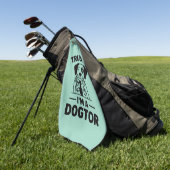 Trust Me I’m a Dogtor Golfhandtuch (Gras)