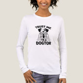 Trust Me I’m a Dogtor Tri-Blend Shirt (Vorderseite)