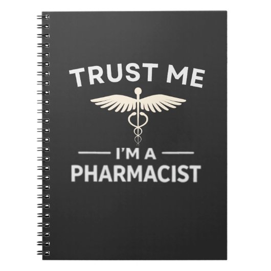 Trust Me I’m a Pharmacist Funny Pharmacy Notizblock (Vorderseite)