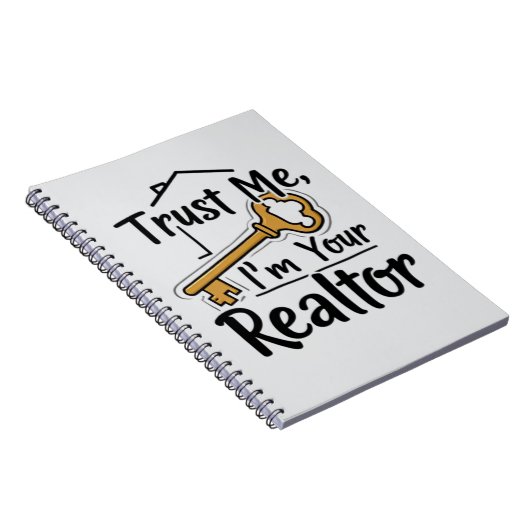 Trust Me, I’m Your Realtor – Real Estate Agent Notizblock (Rechte Seite)
