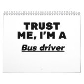 Trust Me, I'm a Bus driver Kalender (Titelbild)