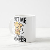 Trust me, I'm a civil engineer Kaffeetasse (Vorderseite Links)