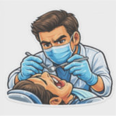 trust me im a dentist aufkleber (Vorderseite)