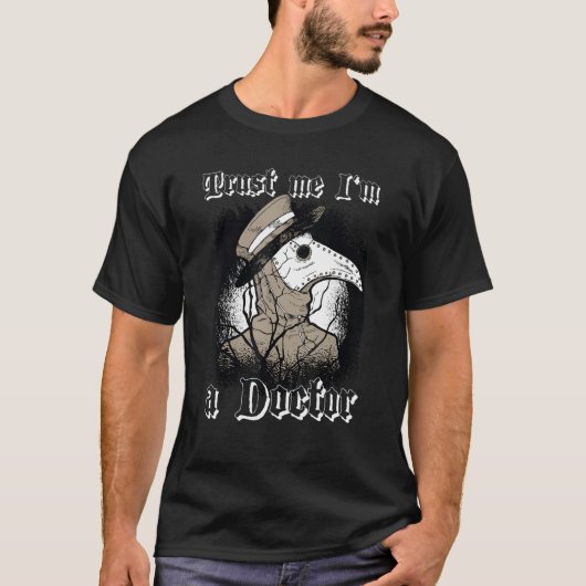 Trust me I'm a docotr - Plague Doctor Pest Baphome T-Shirt (Vorderseite)