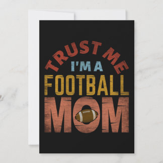 TRUST ME I'M A FOOTBALL MOM EINLADUNG
