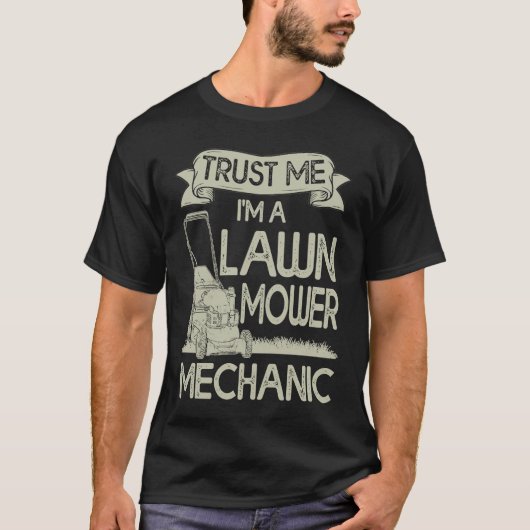 Trust Me I'm a Lawn Mower Gardening Lawn Care Land T-Shirt (Vorderseite)