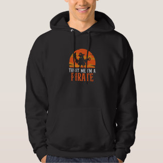 Trust Me I'm A Pirate Funny Leg Prosthetic Leg Amp Hoodie