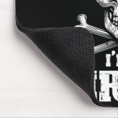Trust Me Im A Rate Skull Crossbones Funny Men Wome Mousepad (Ecke)