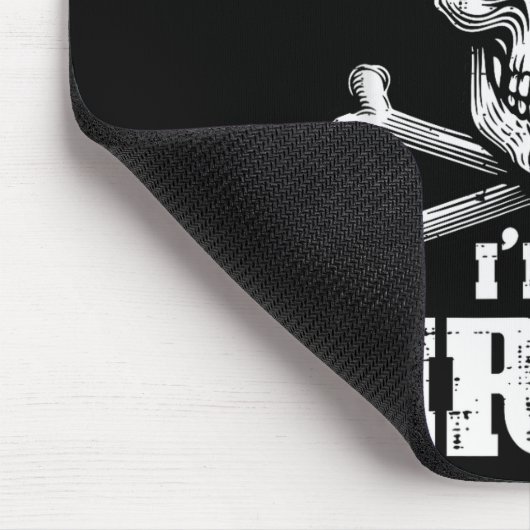 Trust Me Im A Rate Skull Crossbones Funny Men Wome Mousepad (Ecke)