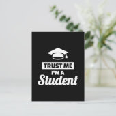 Trust me I'm a Student Postkarte (Stehend Vorderseite)