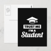 Trust me I'm a Student Postkarte (Vorne/Hinten)