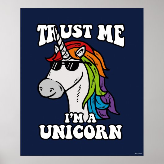 Trust Me I'm A Unicorn Poster (Vorne)