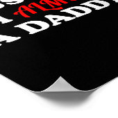 Trust Me I'm Almost A Daddy Funny Father's Day Mem Poster (Ecke)