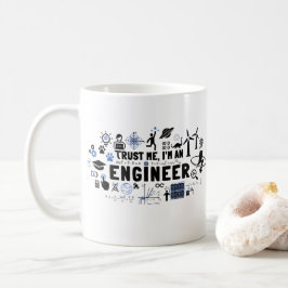 TRUST ME, I'M AN ENGINEER feat Maxwell Gleichungen Kaffeetasse
