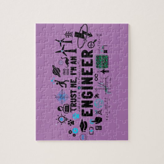 TRUST ME, I'M AN ENGINEER feat Maxwell Gleichungen Puzzle (Vertikal)