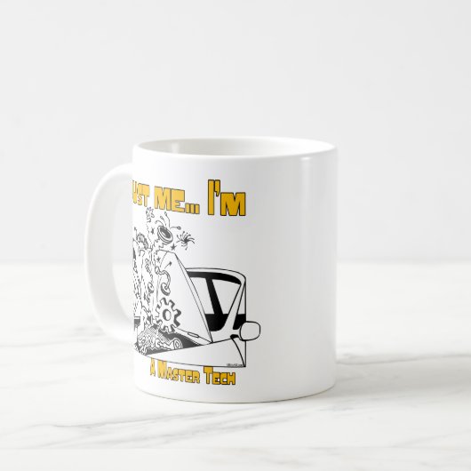Trust Me Master Tech Auto Mechanism Kaffeetasse (Vorderseite Links)