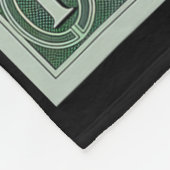 "Trust Niemand" - Trump Banknote Parody 1 Fleecedecke (Ecke)