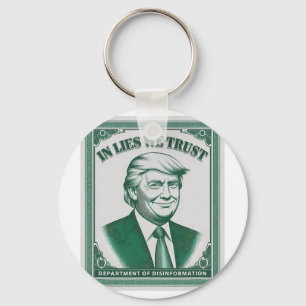 "Trust Niemand" - Trump Banknote Parody 2 Schlüsselanhänger