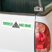 Trust No one Autoaufkleber (Auf Lkw)