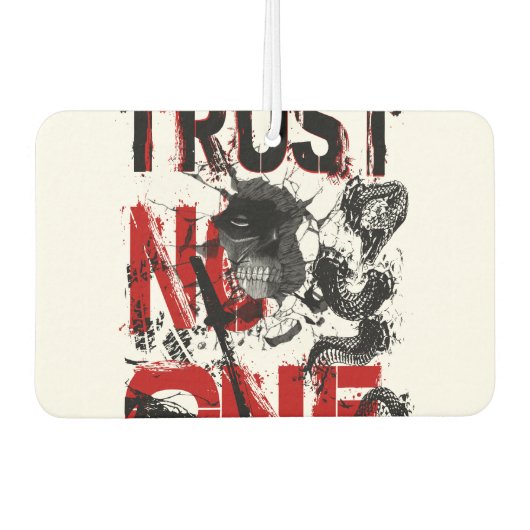 Trust No One Autolufterfrischer (Vorderseite)