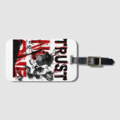Trust No One Gepäckanhänger (Vorderseite (Horizontal))