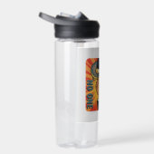 "Trust No one - Retro Snake Handshake Art | Trinkflasche (Rechts)