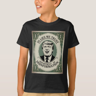 “trust Nobody” - Trump Nknote Parody 2 T-Shirt