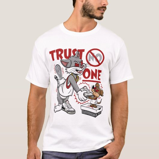Trust One Statement-T-Shirt T-Shirt (Vorderseite)