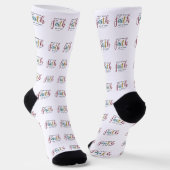 Trust Over Sight 2 Corinthians 5:7 Guidance Socken (Gewinkelt)