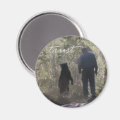 Trust Round - Denise Beverly Magnet (Vorderseite/Rückseite)