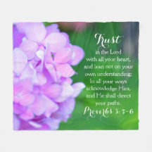 Trust Sprichwörter Christlich Bibel Floral Hydrang
