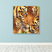 Trust_Stretched Canvas Print Leinwanddruck (Insitu (Holzboden))
