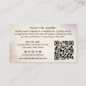 Trust The Journey Butterfly Flight Path Therapist Visitenkarte (Rückseite)