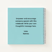 Trust The Magic of New Beginnings Spiral Notebook Notizblock (Rückseite)