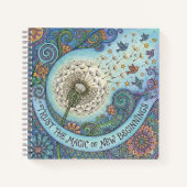 Trust The Magic of New Beginnings Spiral Notebook Notizblock (Vorderseite)