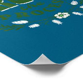 Trust The Process, Feminine Floral Sitive Motivati Poster (Ecke)