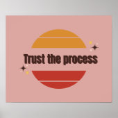 Trust the Process Poster (Vorne)