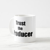 Trust the Producer Coffee Mug Kaffeetasse (Vorderseite Links)
