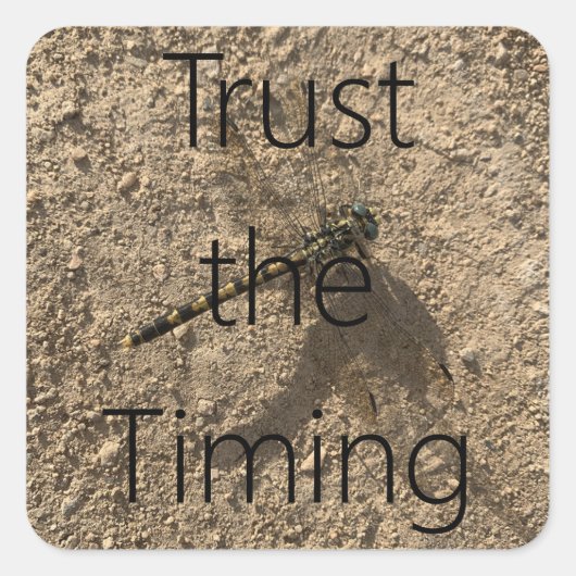 Trust The Timing - Sticker (Vorderseite)