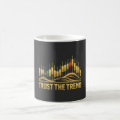 Trust the Trend – Mindset Tee for Traders Kaffeetasse (Mittel)