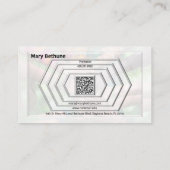 Trust →Transformational Leadership (w/QR-Code) Visitenkarte (Rückseite)