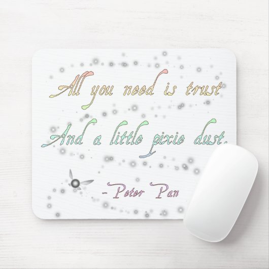 Trust und Pixie Dust Mousepad (Mit Mouse)
