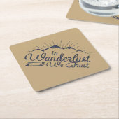 Trust Wanderlust Rechteckiger Pappuntersetzer (angewinkelt)