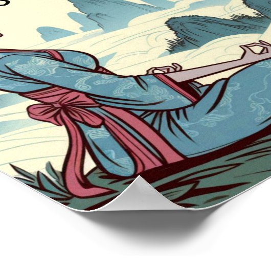 "Trust Your Journey" Affirmation Poster (Ecke)