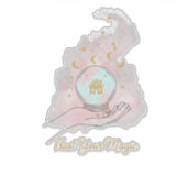 Trust Your Magic Sticker - Mystical Boho Celestial (Vorderseite)