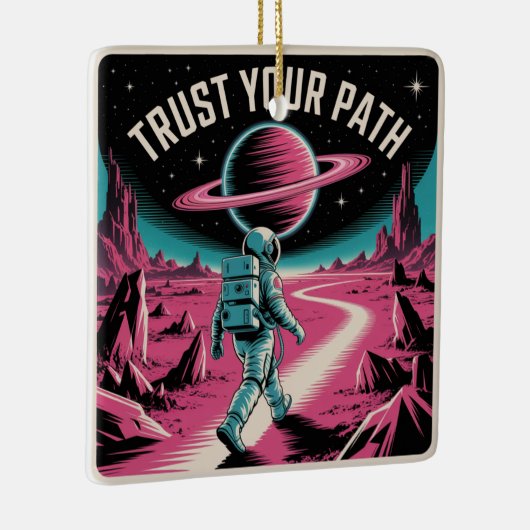 Trust Your Path Keramikornament (Rechts)