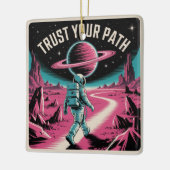 Trust Your Path Keramikornament (Links)